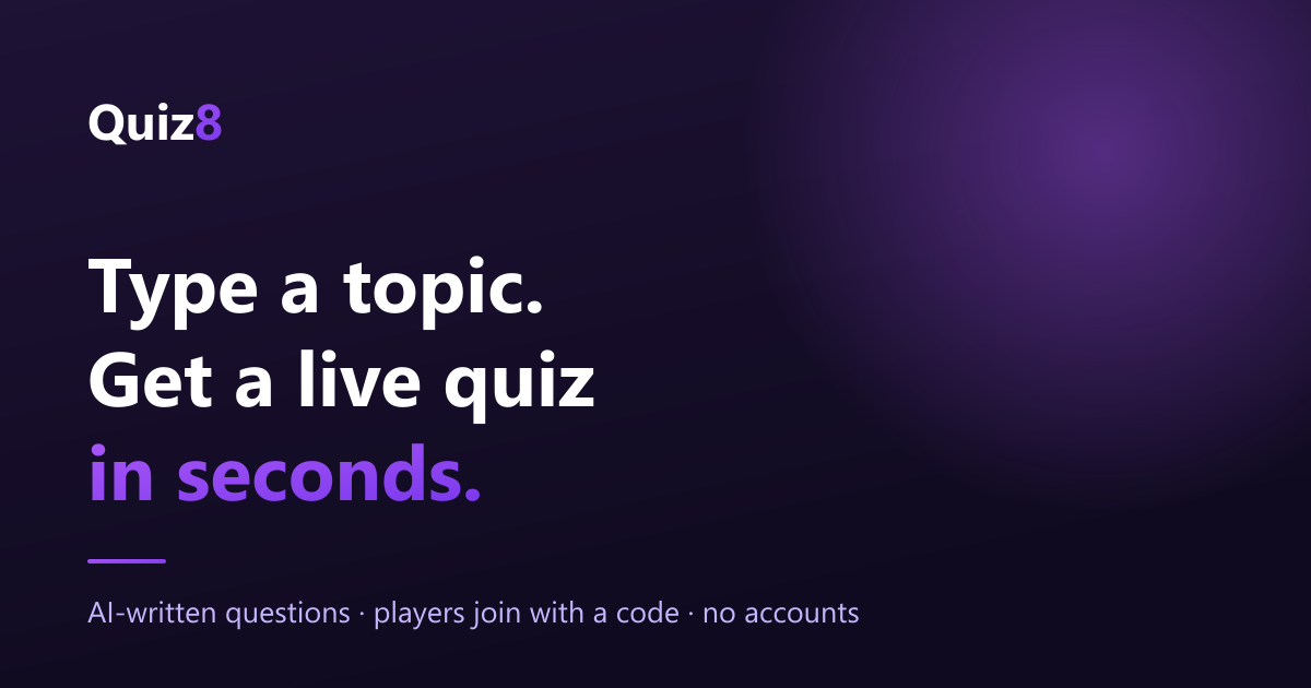 AI Multiplayer Quiz Games
